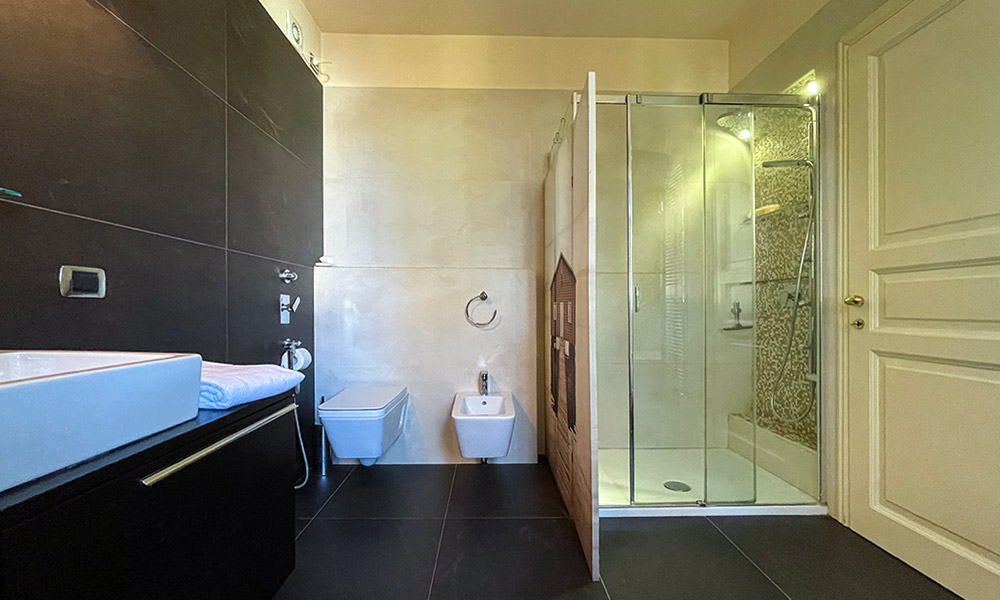 B&B Giada Arluno Milano, room Topaz with private bathroom and shower